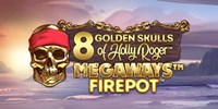 8 Golden Skulls of the Holly Roger Logo