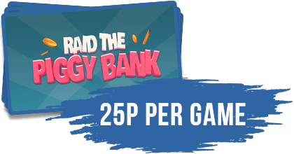 Raid The Piggy Bank Game Logo
